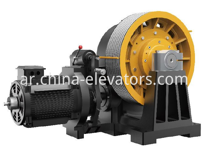 goods elevator geared machine